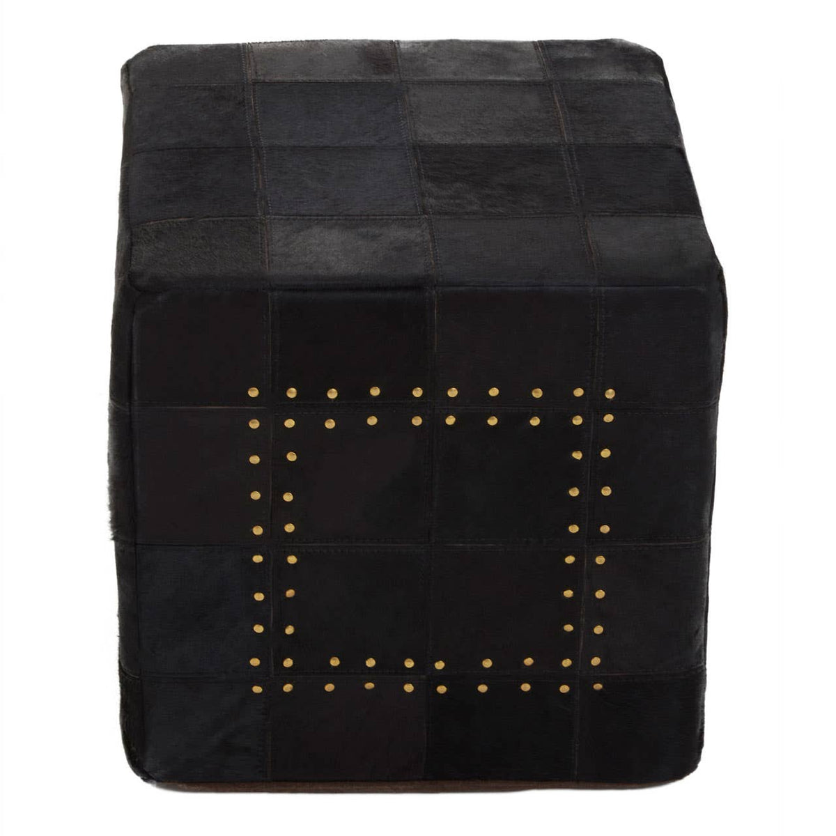 Safira Pouffe With Stud Detail.