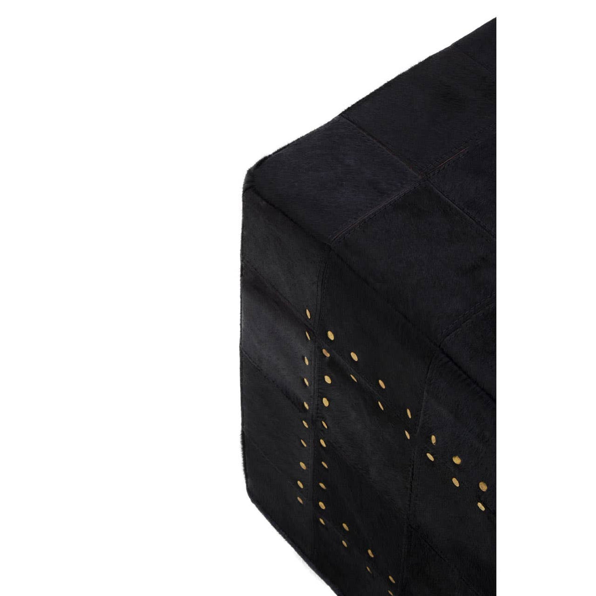 Safira Pouffe With Stud Detail.