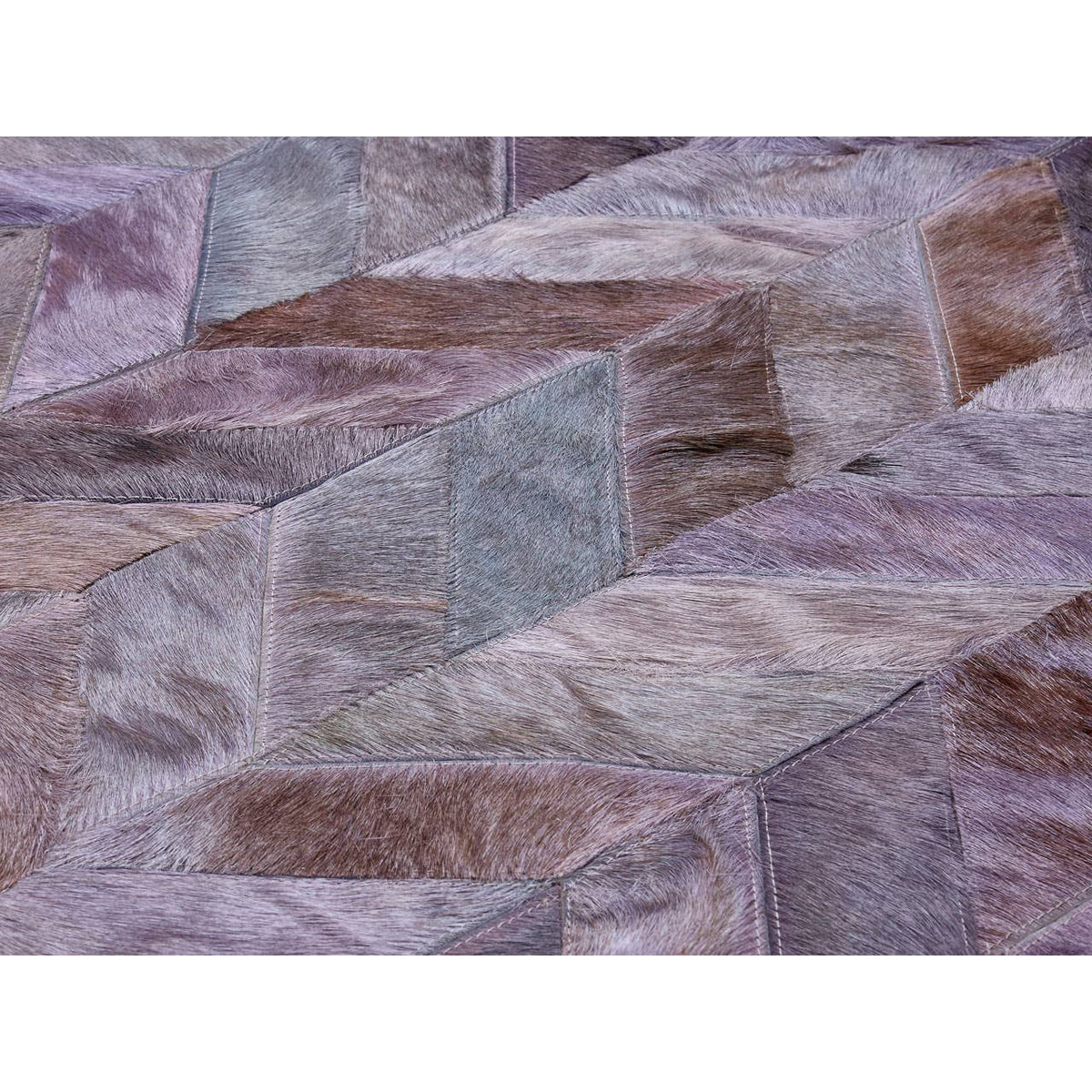 Safira Rug With Light Grey Patchwork.