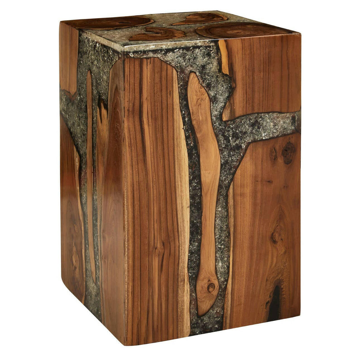 Sakra Burnt Effect Stool.