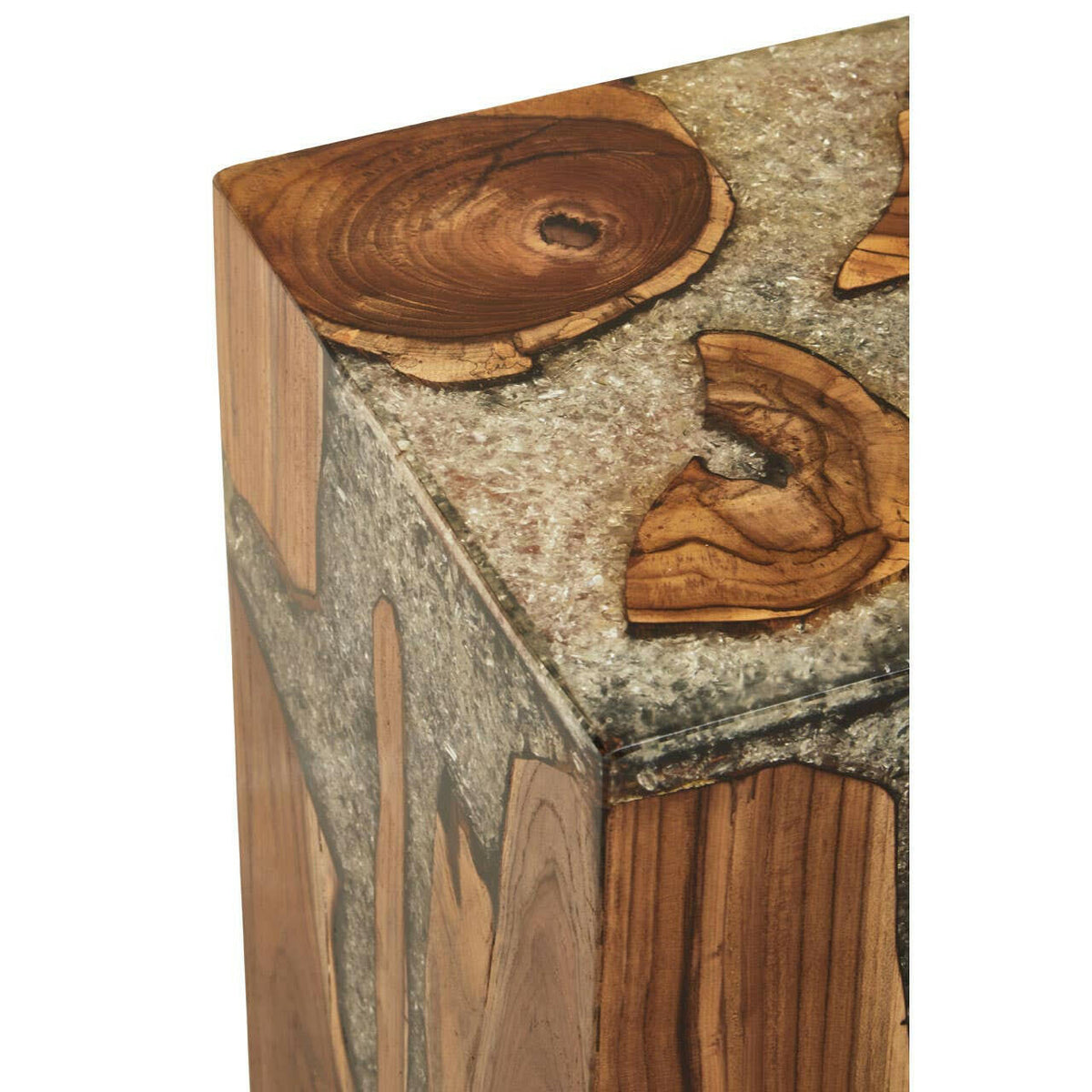 Sakra Burnt Effect Stool.