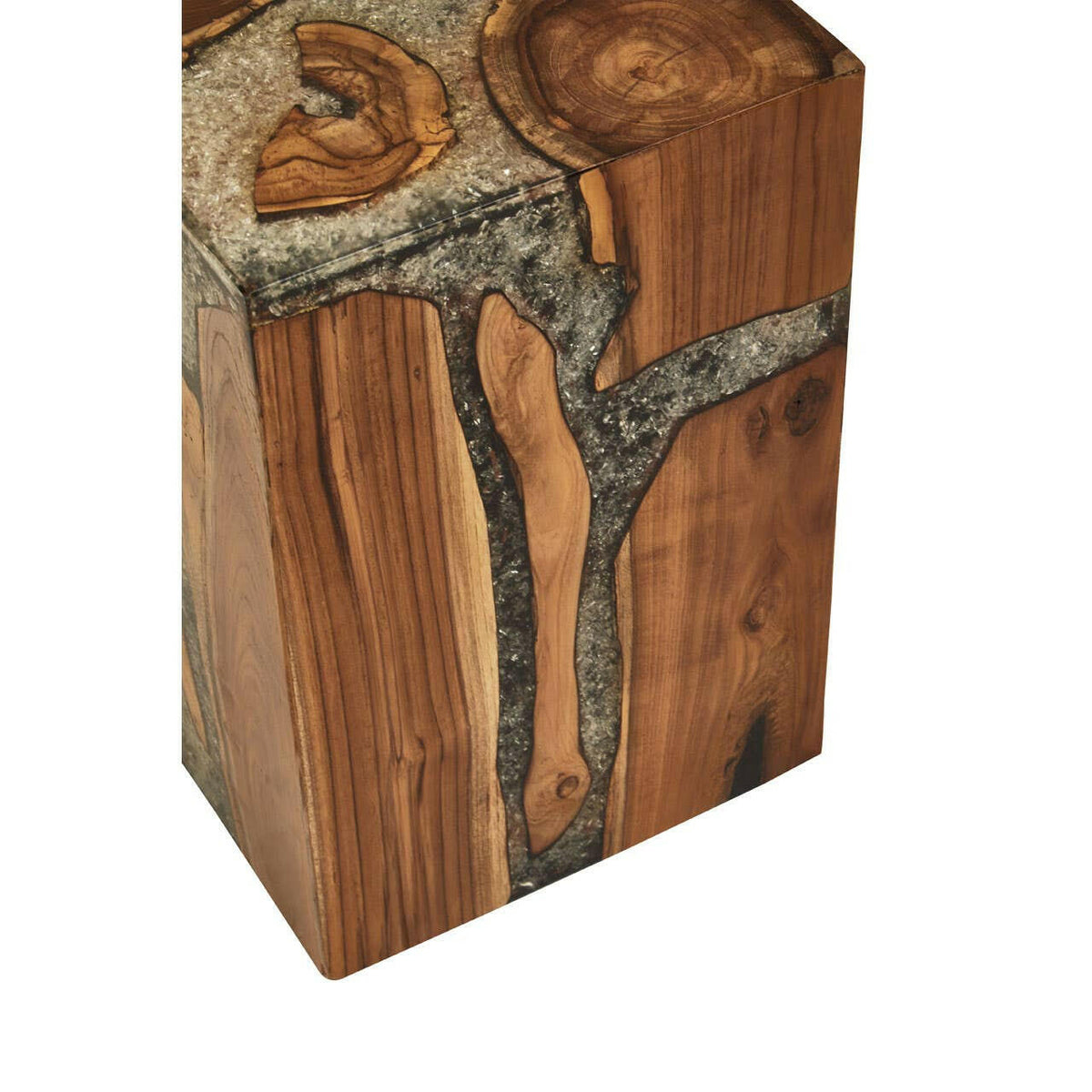 Sakra Burnt Effect Stool.