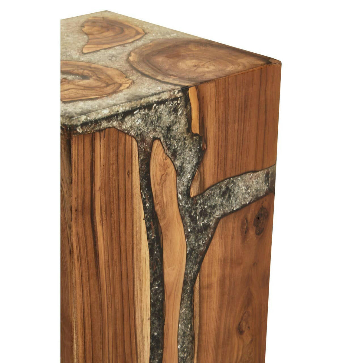 Sakra Burnt Effect Stool.