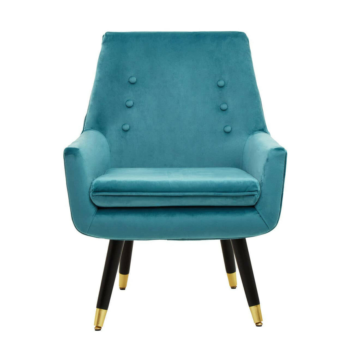 Sara Green Velvet Armchair.