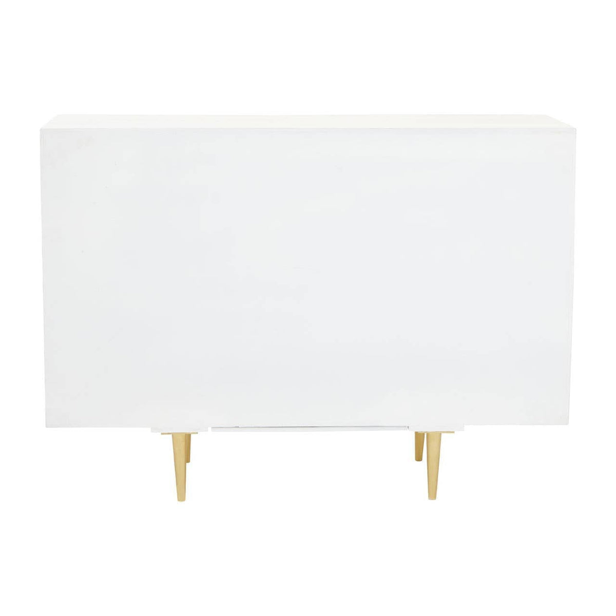 Noosa & Co. Living Saras Two Door White and Gold Mango Wood Sideboard House of Isabella UK