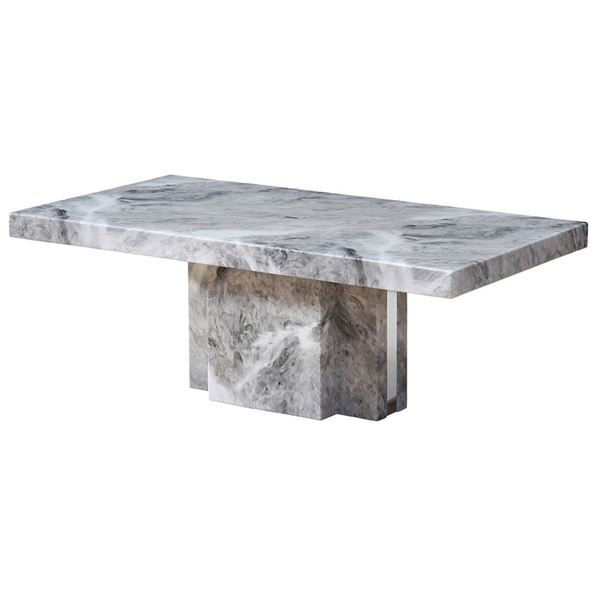 Noosa & Co. Living Saronno Grey Marble Coffee Table House of Isabella UK