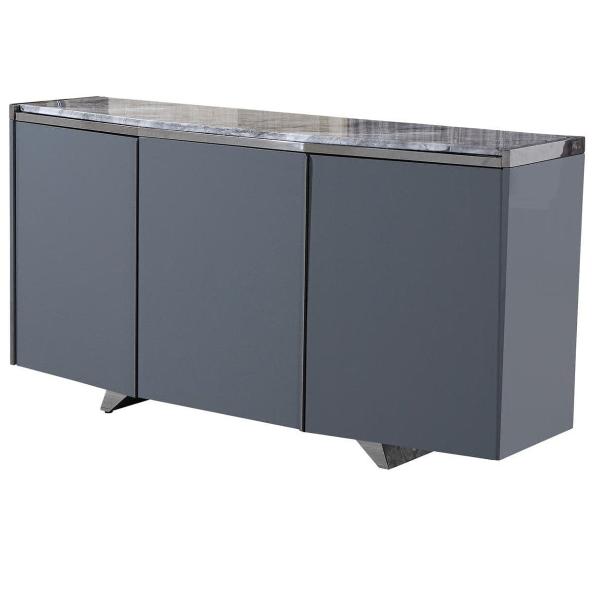 Noosa & Co. Living Saronno Grey Marble Top Sideboard House of Isabella UK
