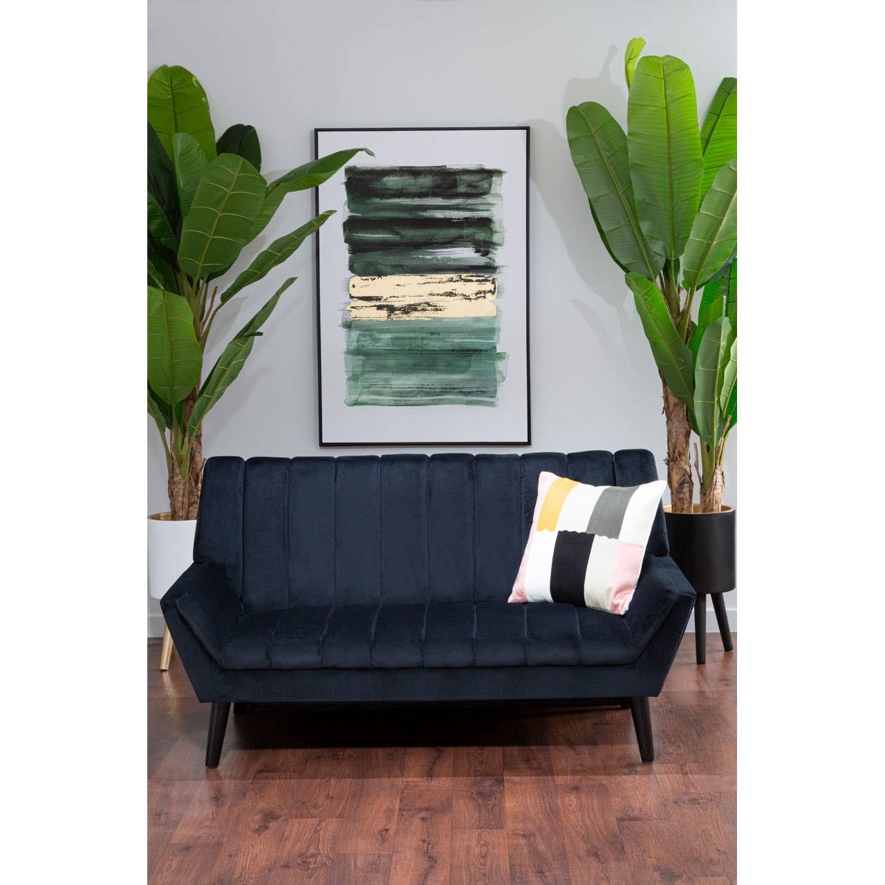 Noosa & Co. Living Savina 2 Seat Black Sofa House of Isabella UK