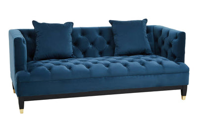 Noosa & Co. Living Sefira 2 Seat Navy Fabric Sofa House of Isabella UK