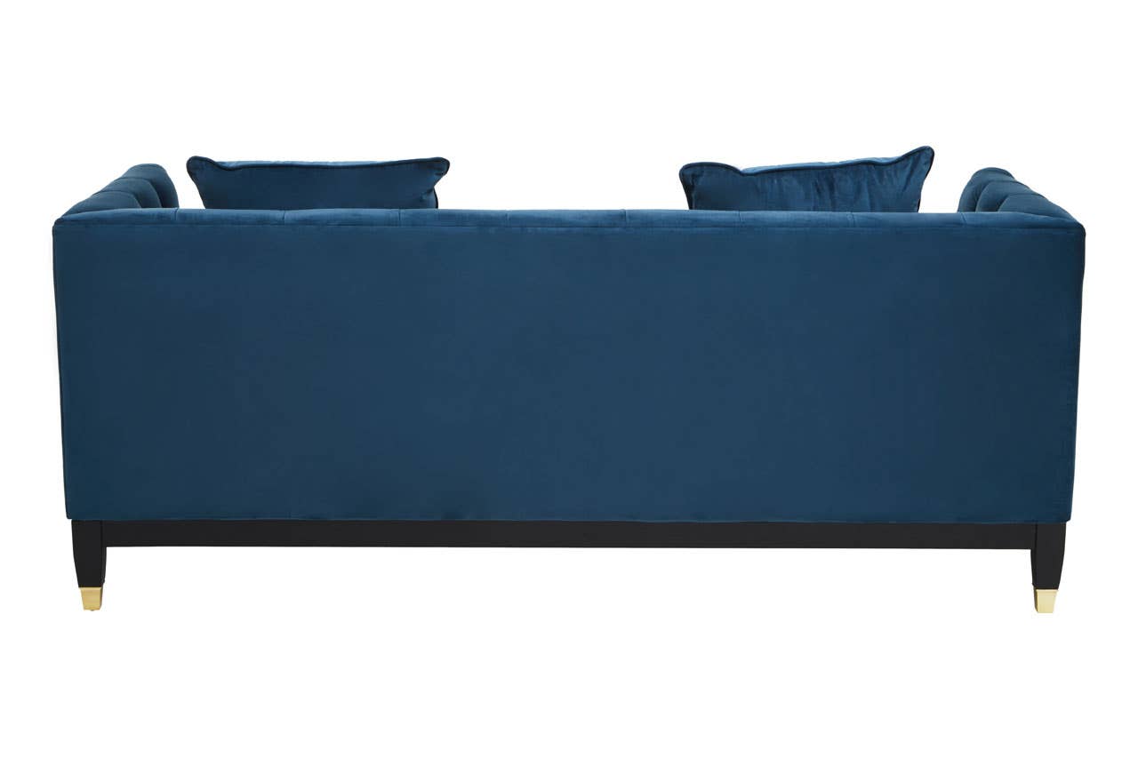 Noosa & Co. Living Sefira 2 Seat Navy Fabric Sofa House of Isabella UK