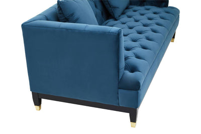 Noosa & Co. Living Sefira 2 Seat Navy Fabric Sofa House of Isabella UK