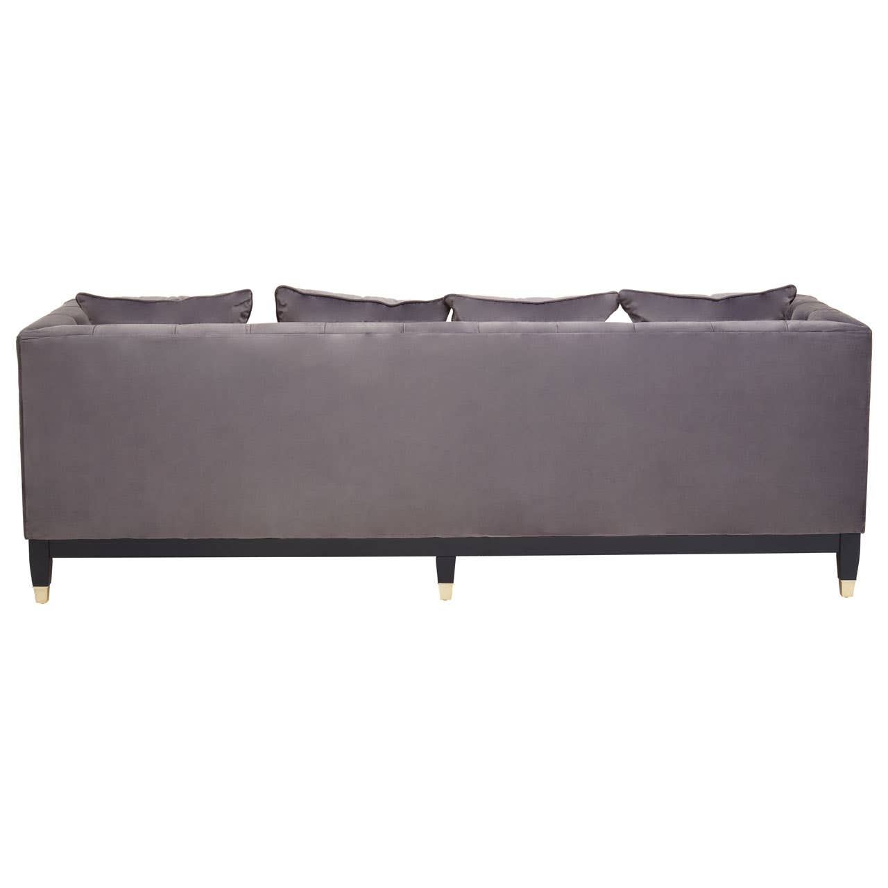 Noosa & Co. Living Sefira 3 Seat Viola Pirate Grey Fabric Sofa House of Isabella UK