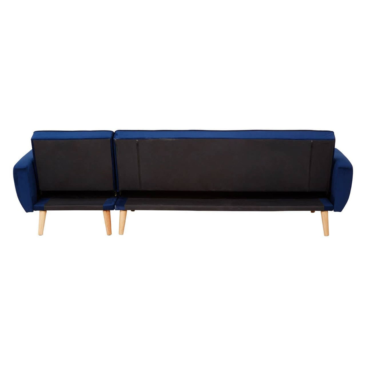 Serene 3 Seat Navy Sofa Bed.