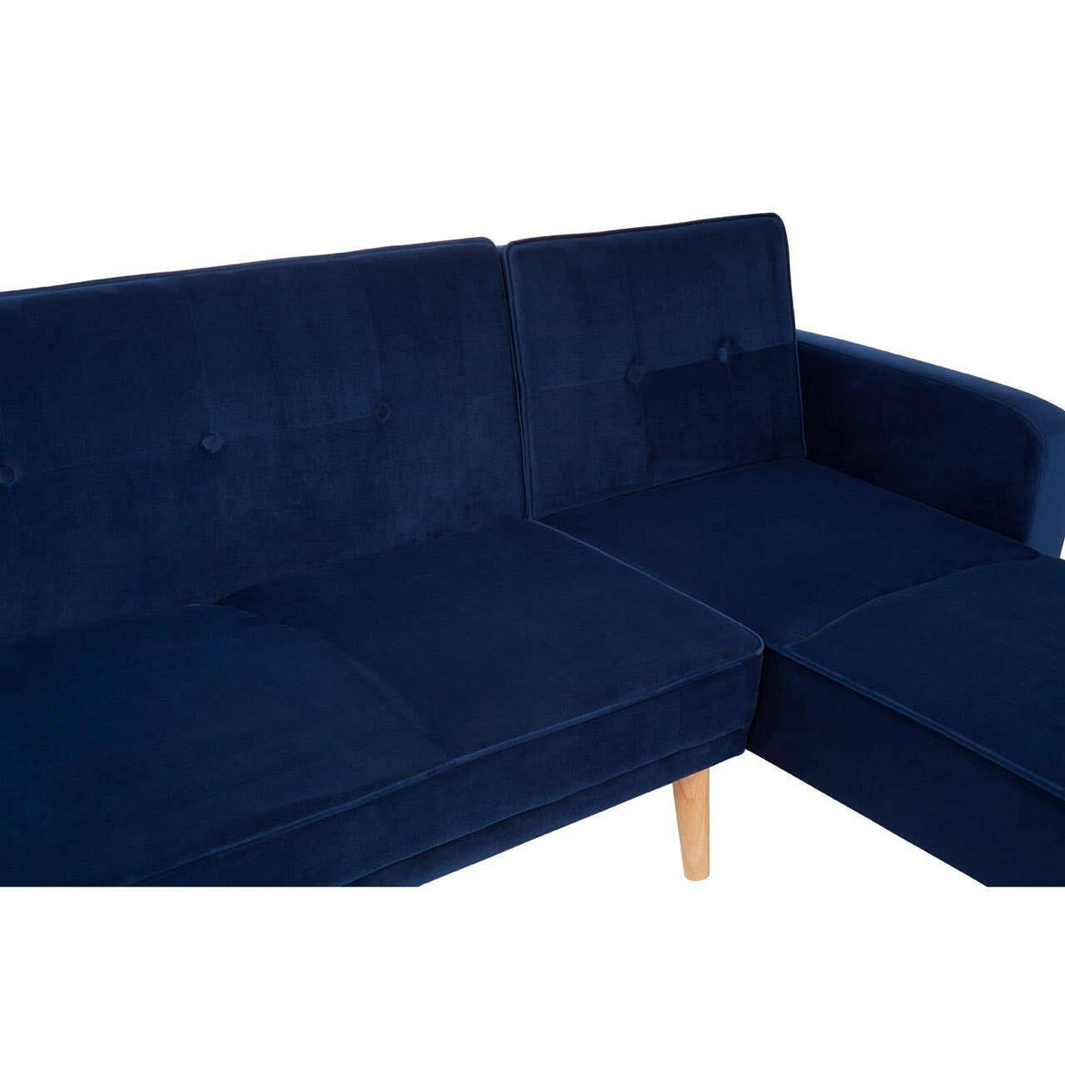 Serene 3 Seat Navy Sofa Bed.