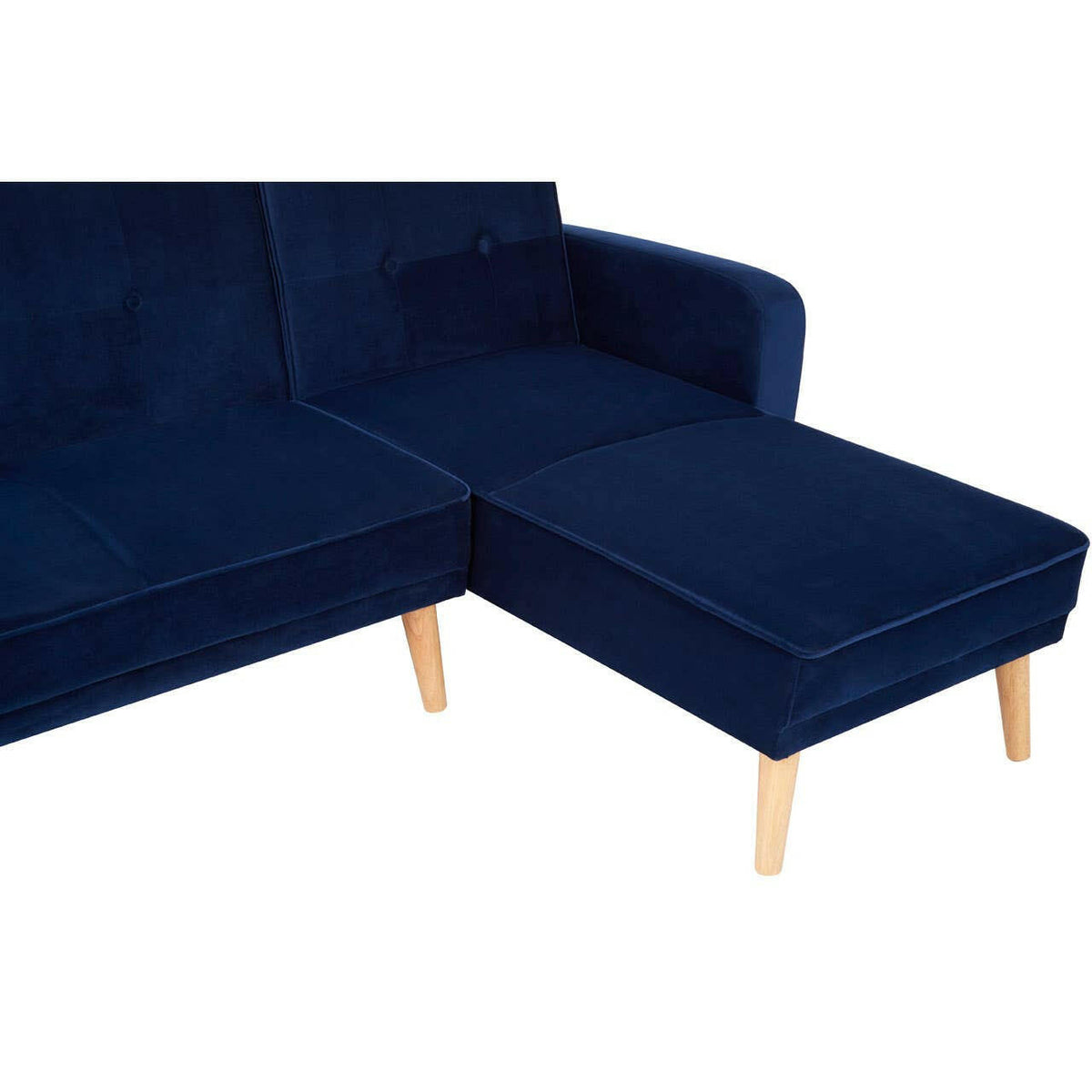 Serene 3 Seat Navy Sofa Bed.