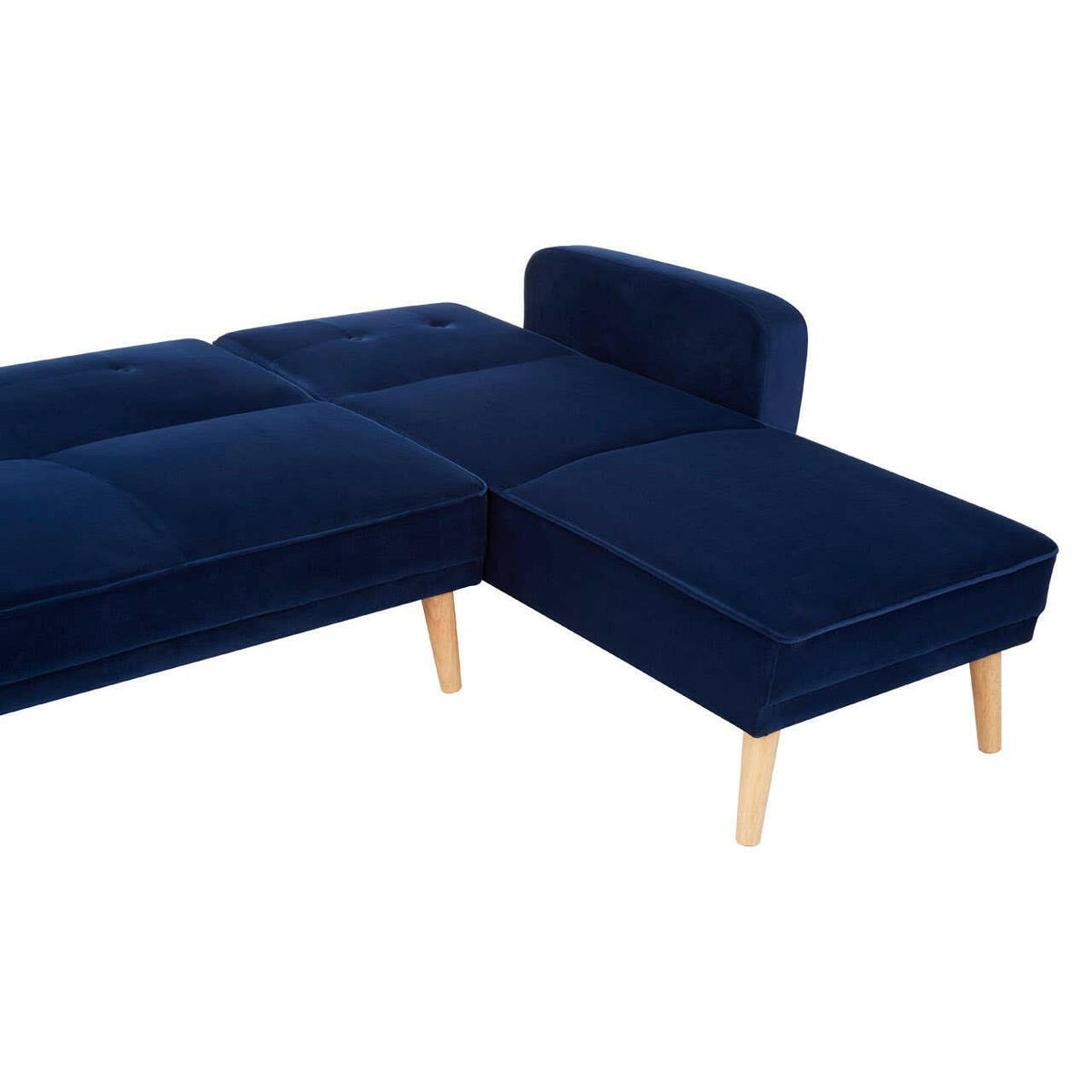 Serene 3 Seat Navy Sofa Bed.