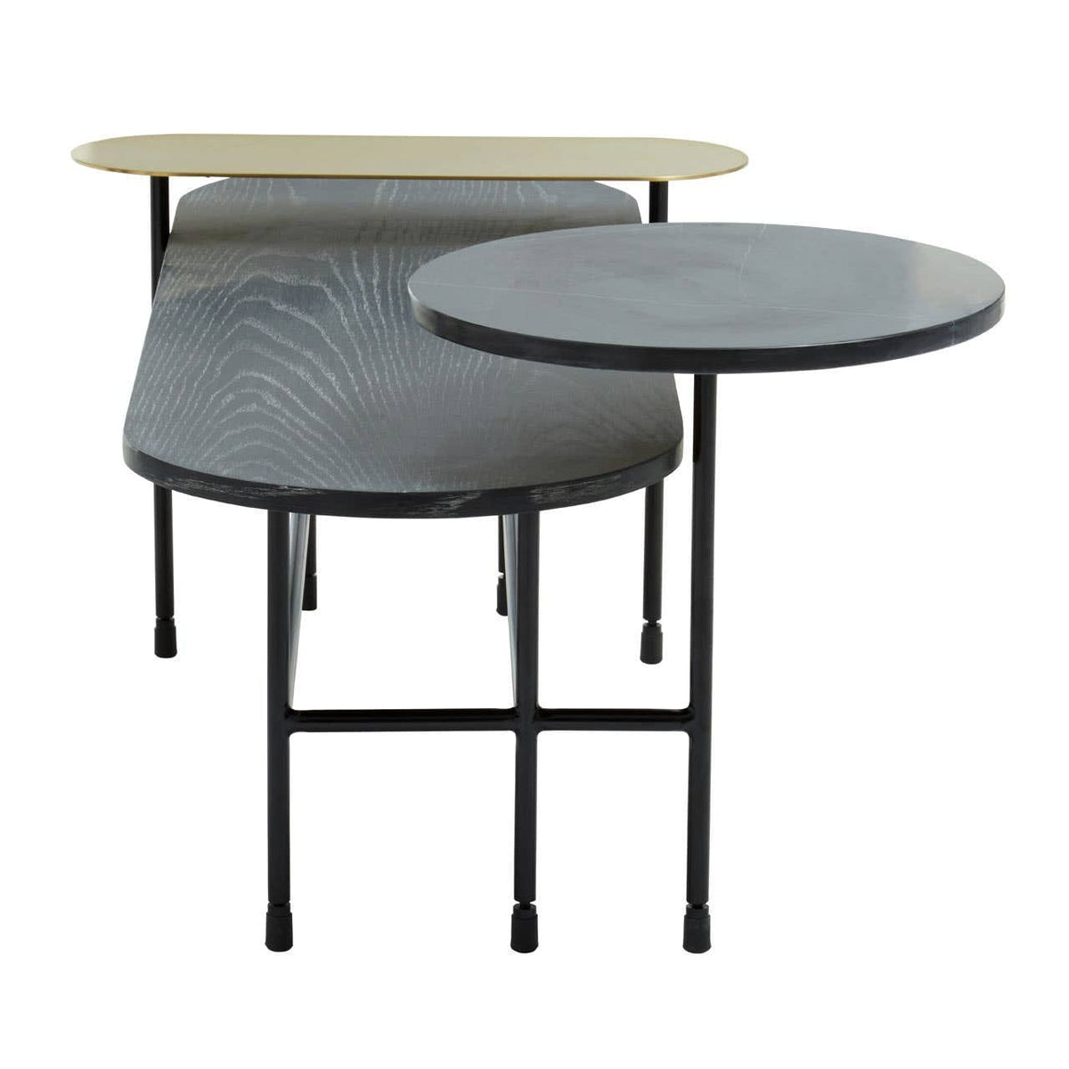 Noosa & Co. Living Serrano Black Oak Veneering Coffee Table House of Isabella UK