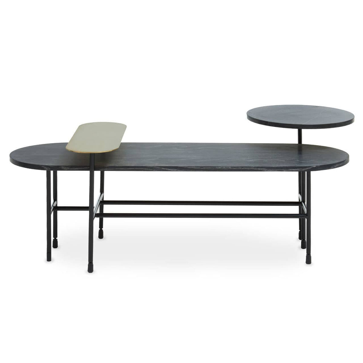 Noosa & Co. Living Serrano Black Oak Veneering Coffee Table House of Isabella UK