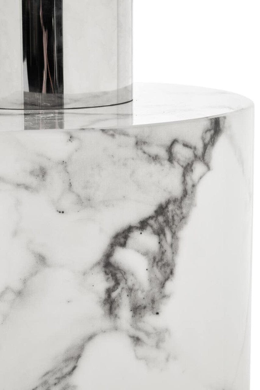 Noosa & Co. Living Sesto White Marble Console Table House of Isabella UK