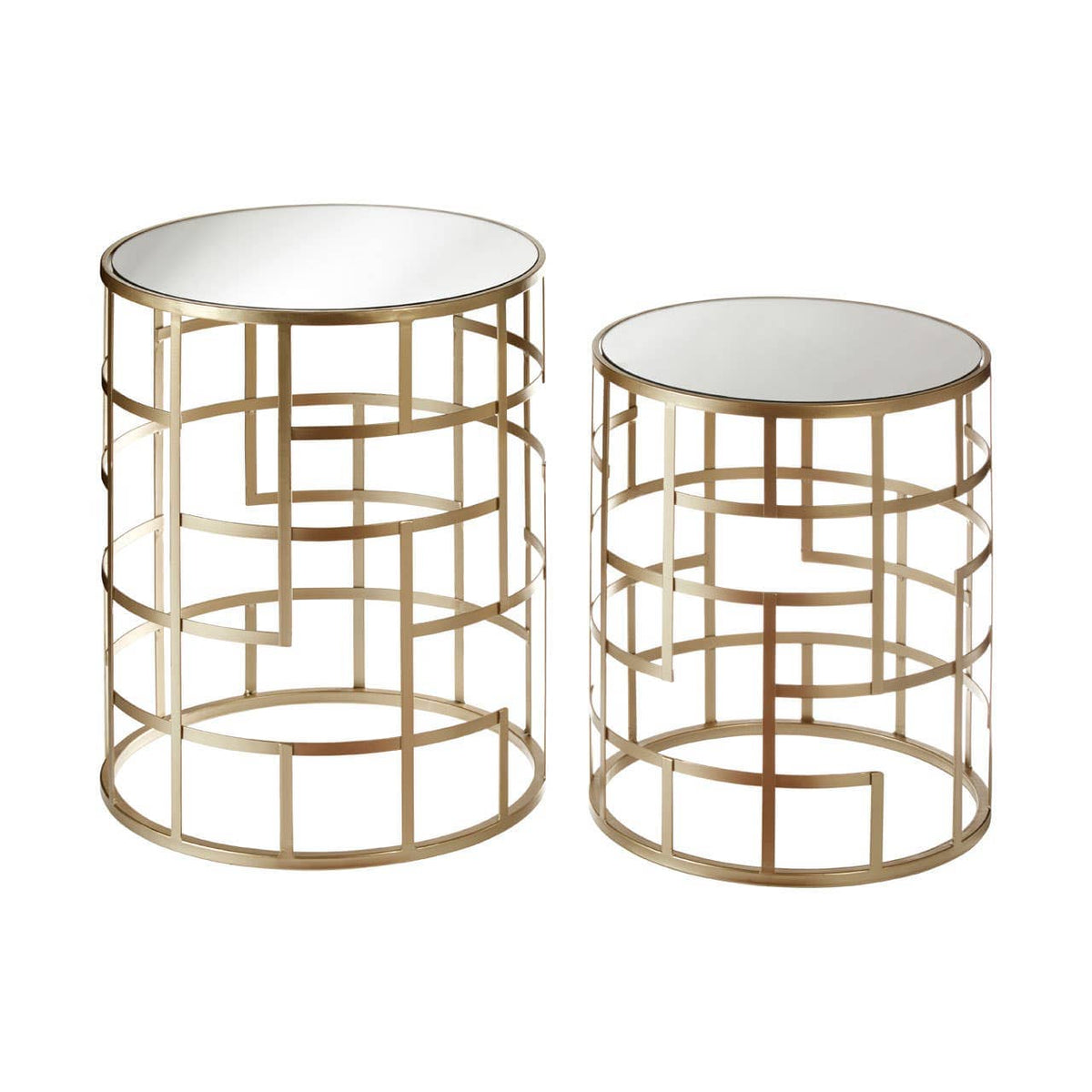 Set Of 2 Avantis Multi-Box Frame Tables.