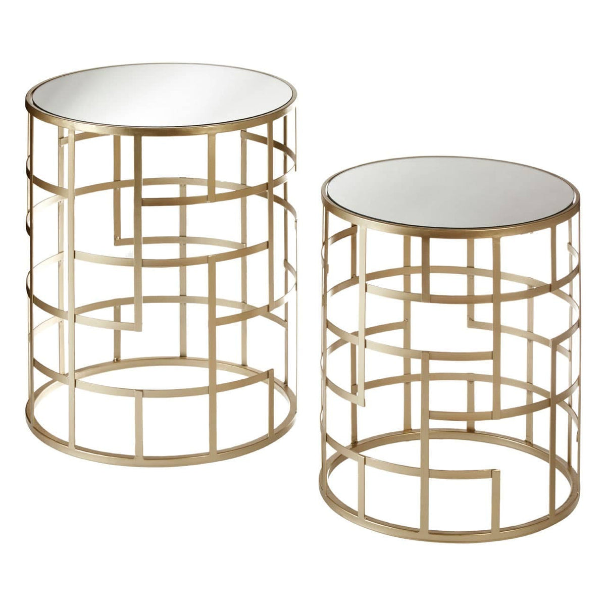 Set Of 2 Avantis Multi-Box Frame Tables.