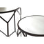 Set Of 2 Avantis Polygonal Frame Tables.