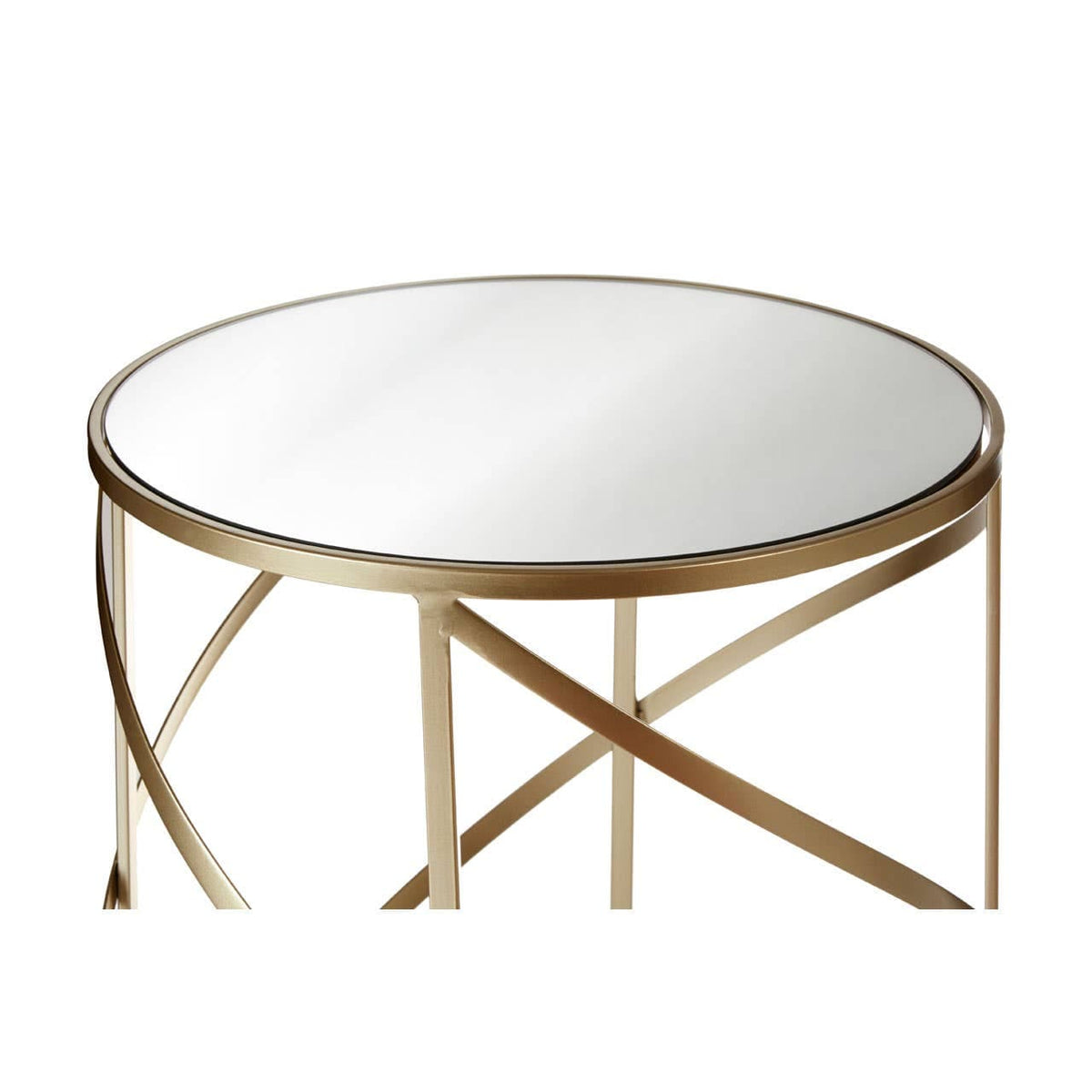 Set Of 2 Avantis Swirl Frame Tables.