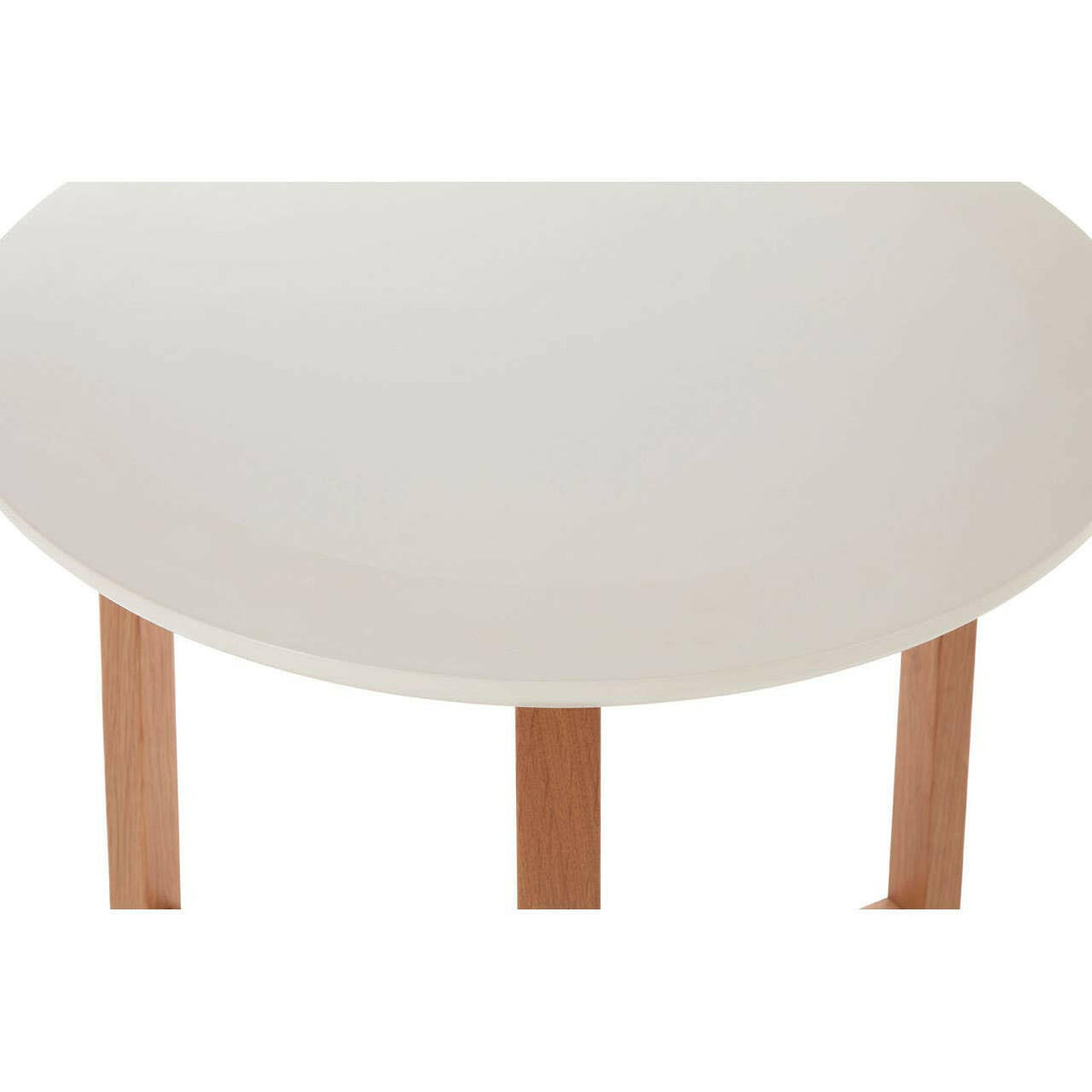 Set Of 3 Side Tables With White Tops.