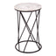 Shalimar Cross Design Round Side Table.