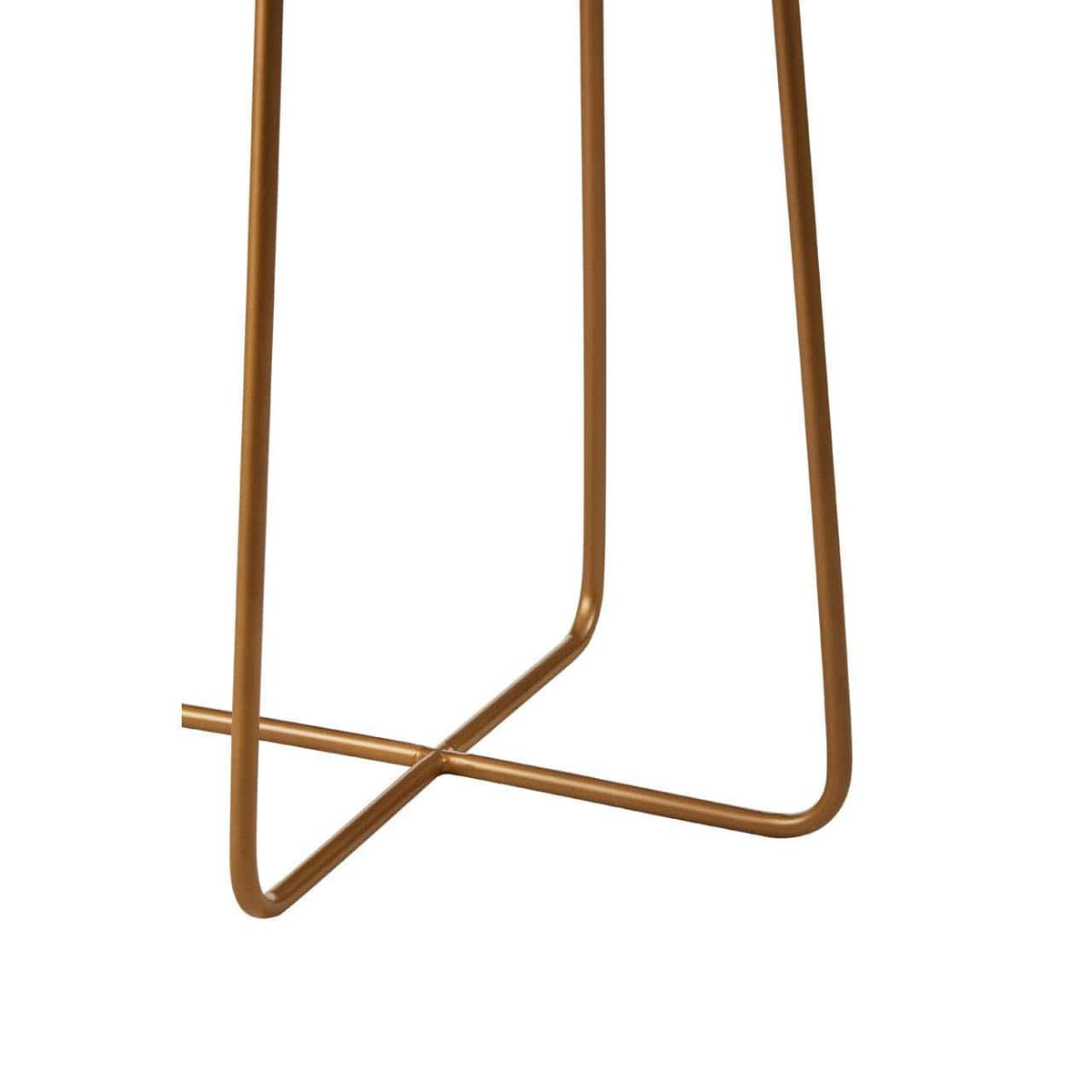 Shalimar Round Side Table With Cross Base.