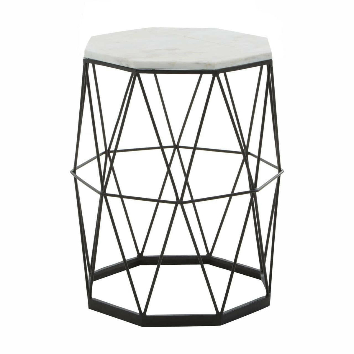 Shalimar Side Table With Octagonal Top.