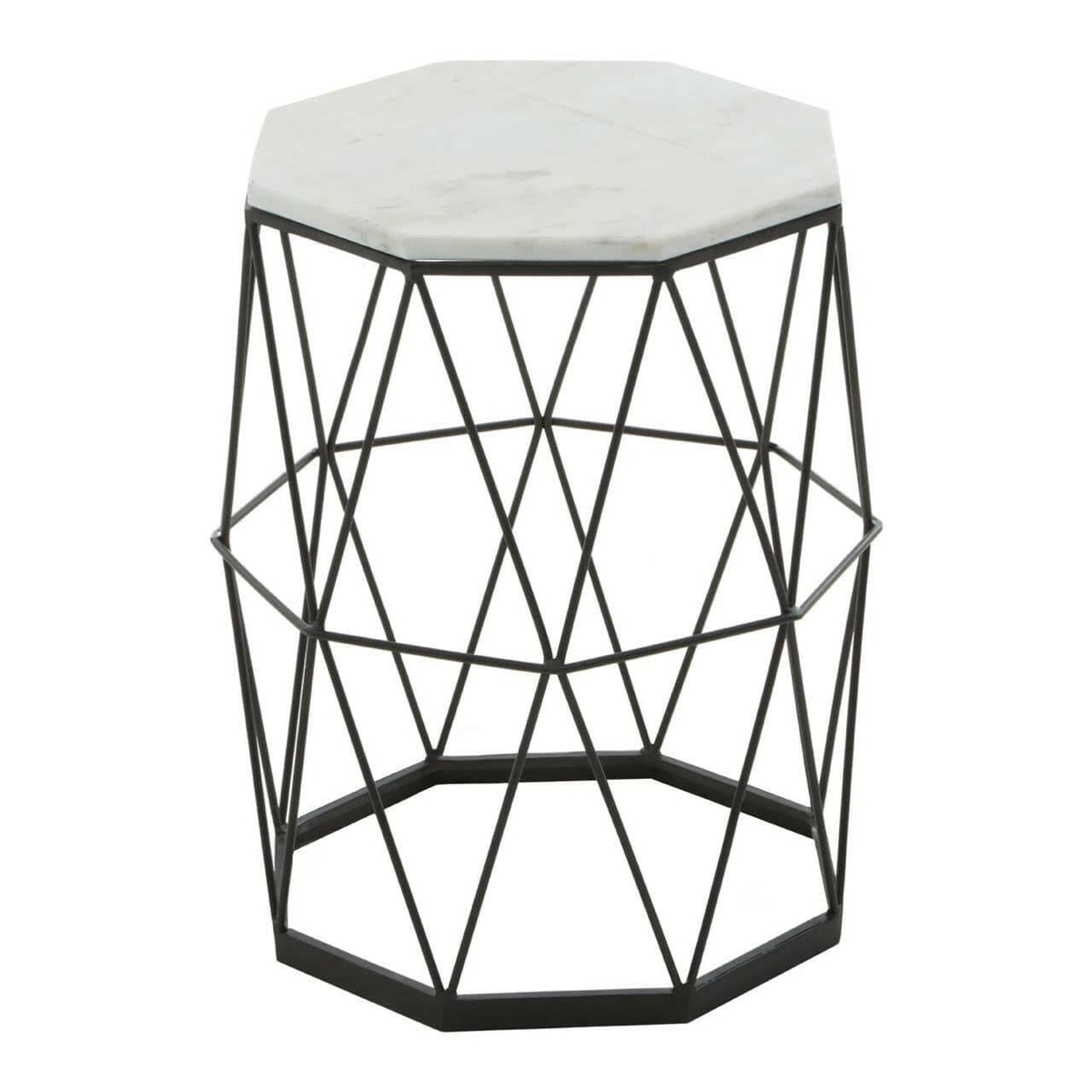 Shalimar Side Table With Octagonal Top.