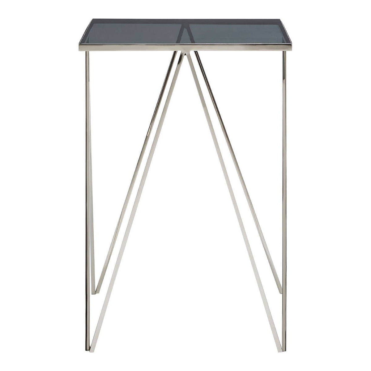 Shalimar Square Triangular Side Table.