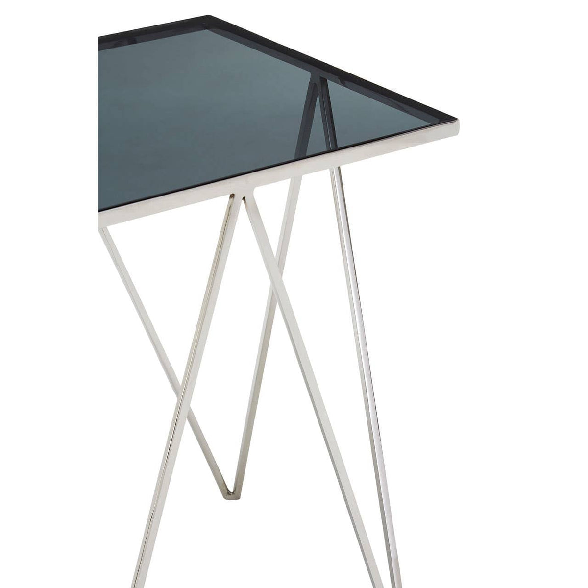 Shalimar Square Triangular Side Table.