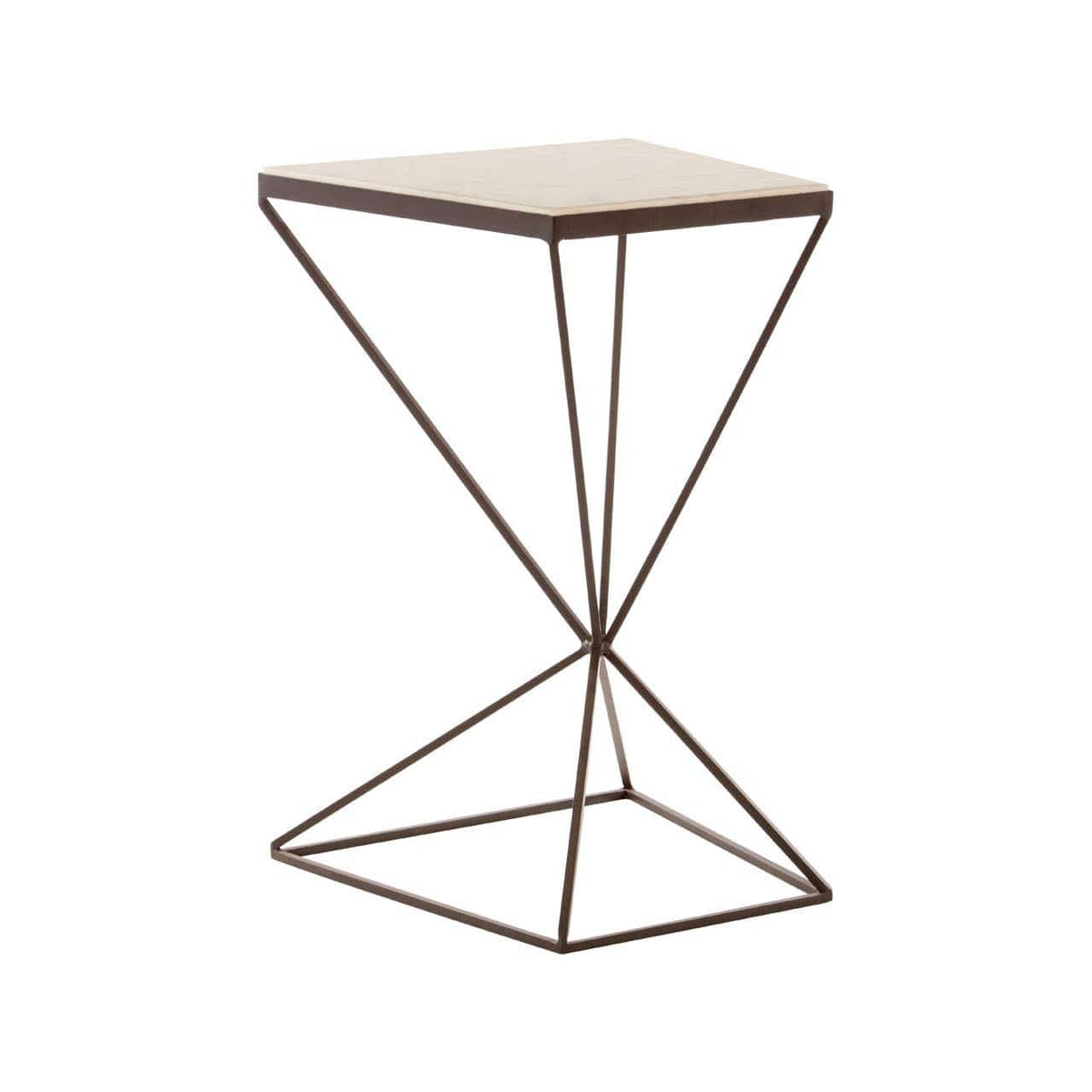 Shalimar Trapezoid Side Table.