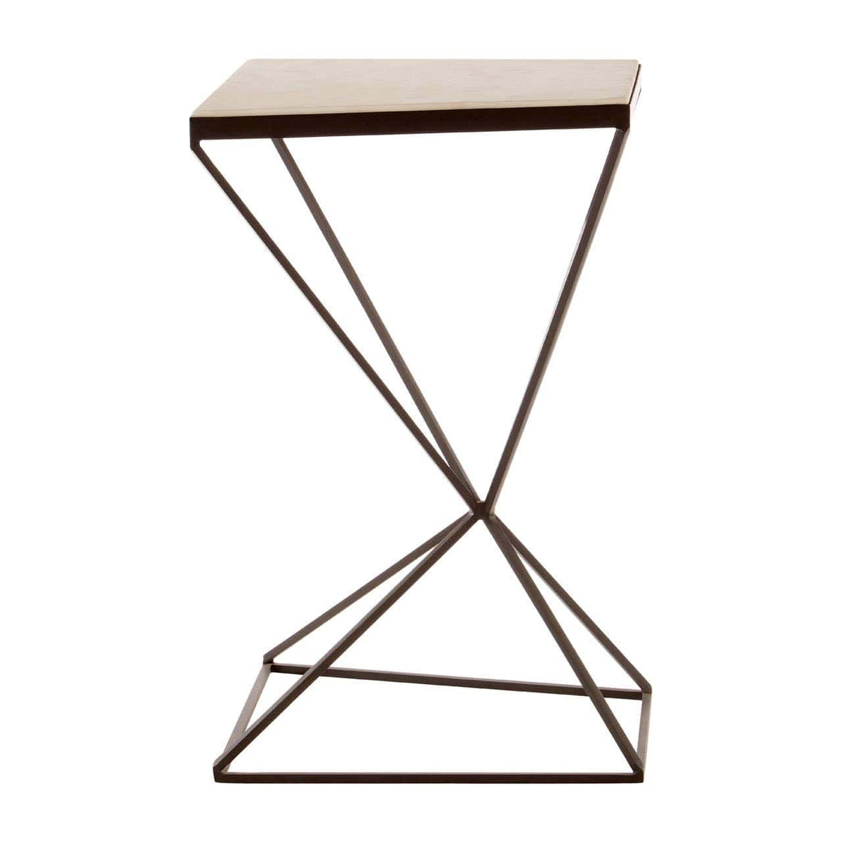 Shalimar Trapezoid Side Table.