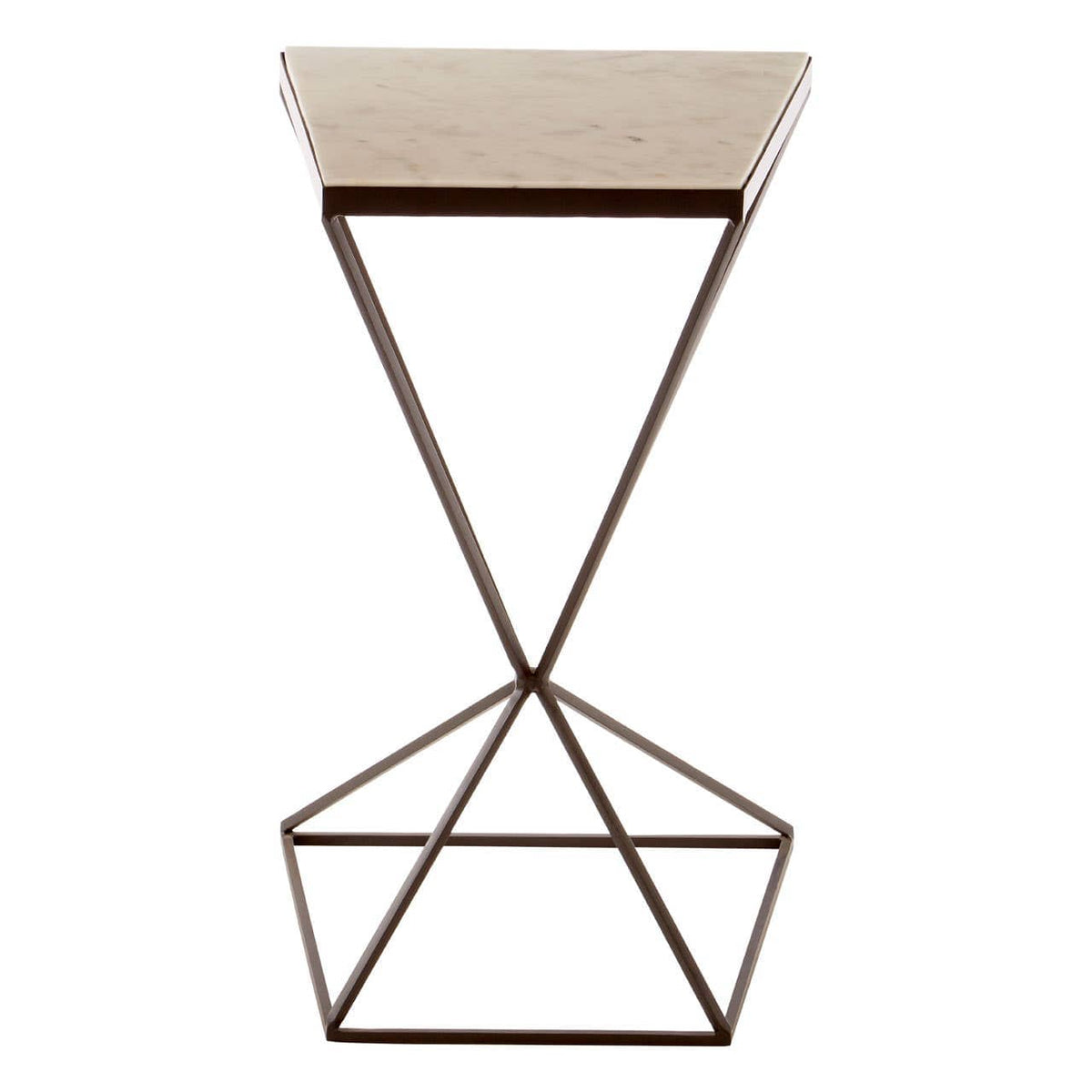 Shalimar Trapezoid Side Table.