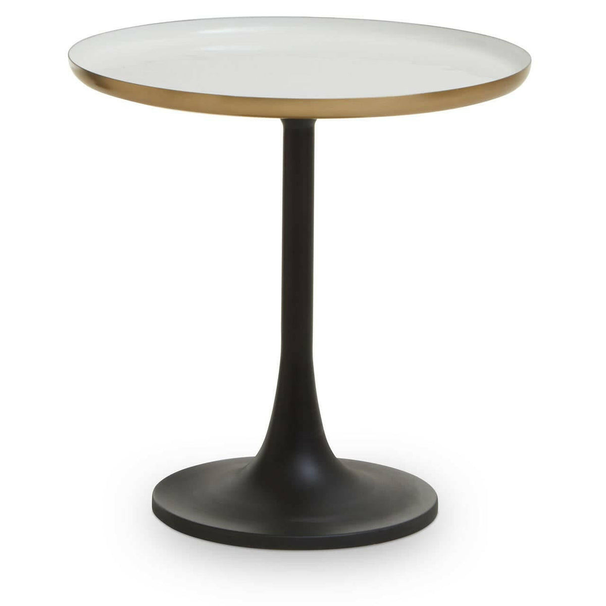 Side Table With Column Base.
