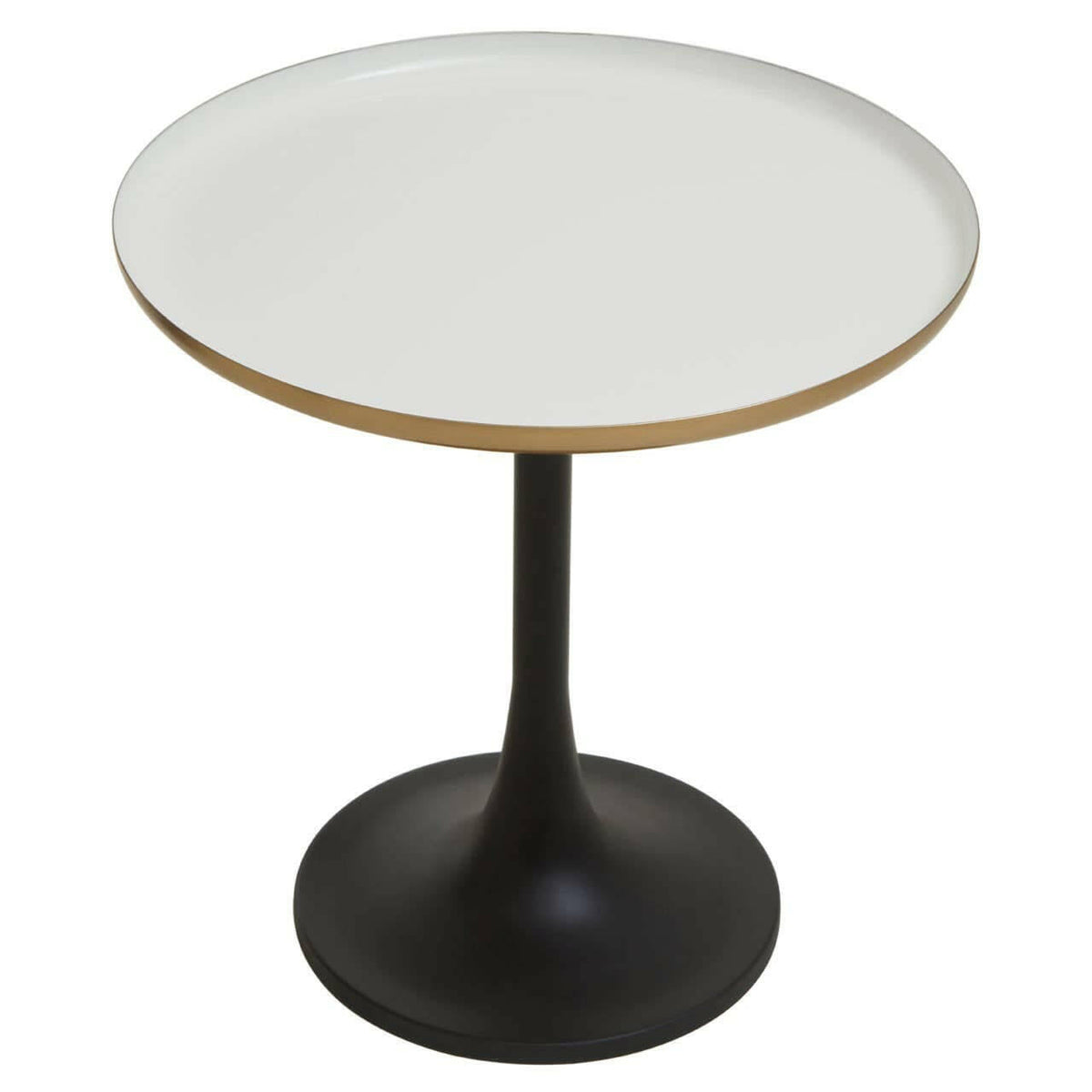 Side Table With Column Base.