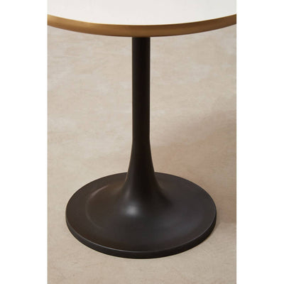 Noosa & Co. Living Side Table With Column Base House of Isabella UK