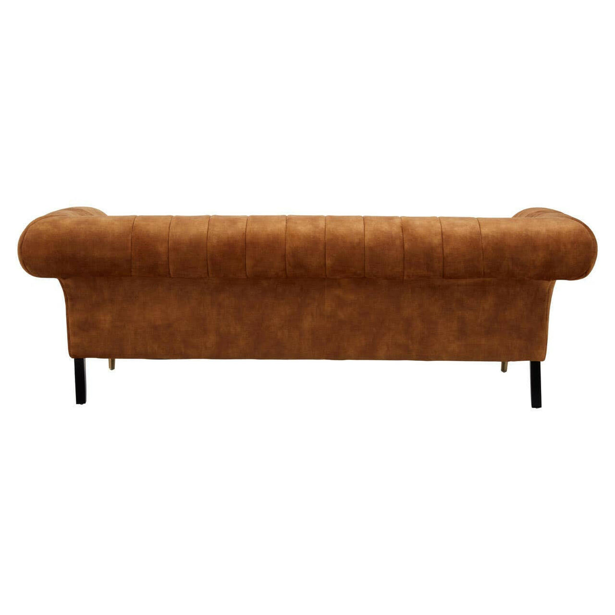 Siena Three Seat Gold Velvet Sofa.