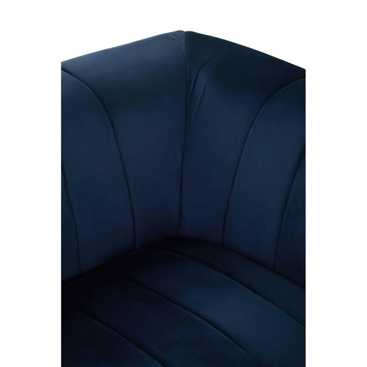 Siena Three Seat Midnight Velvet Sofa.