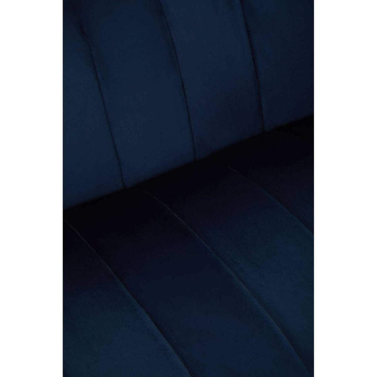 Siena Three Seat Midnight Velvet Sofa.