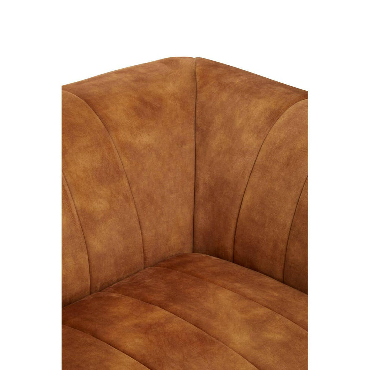 Siena Two Seat Gold Velvet Sofa.