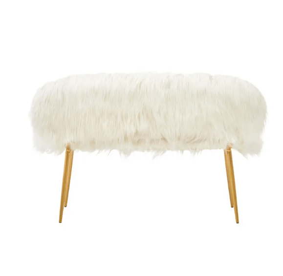 Sienna Sofa With Gold Finish Legs.