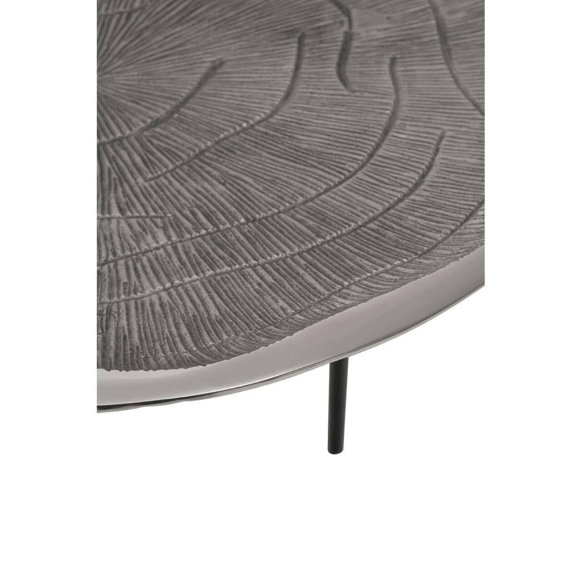 Silva Oak Effect Silver Top Coffee Table.