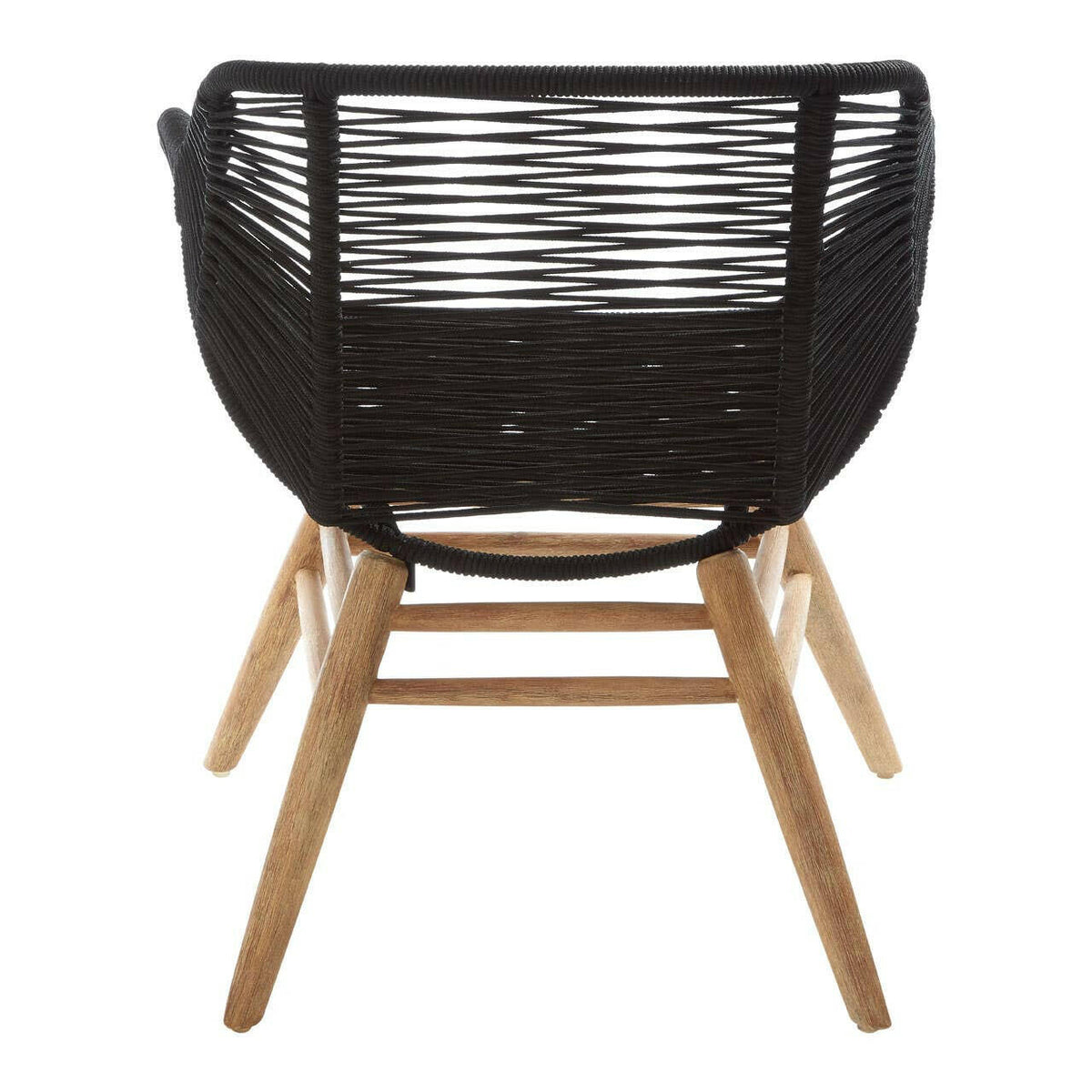 Sisal Black Rope Armchair.