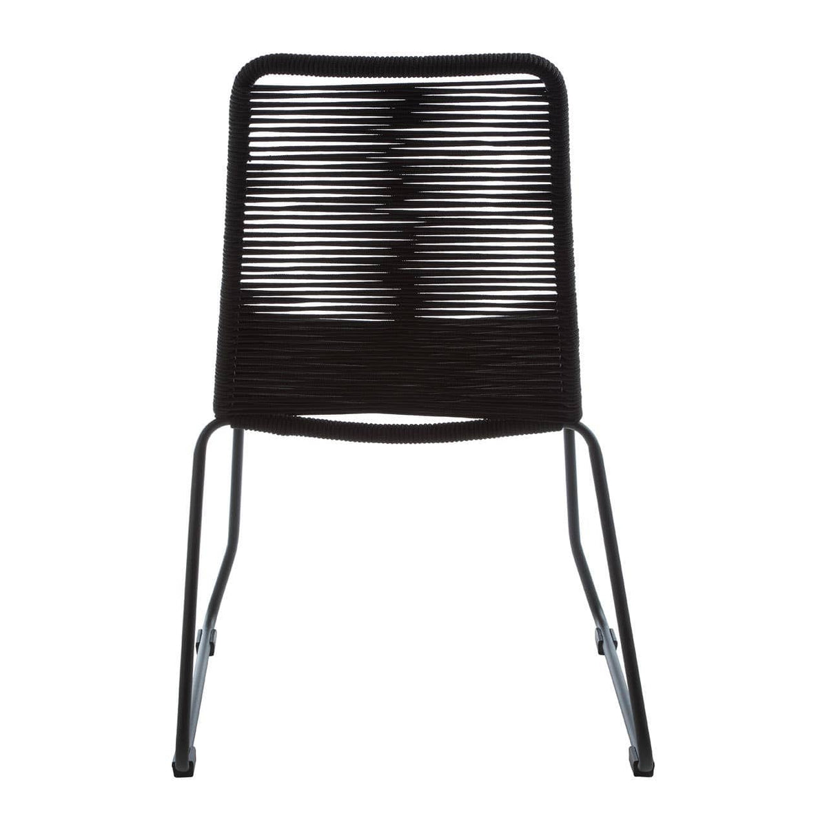 Sisal Black Rope Chair.