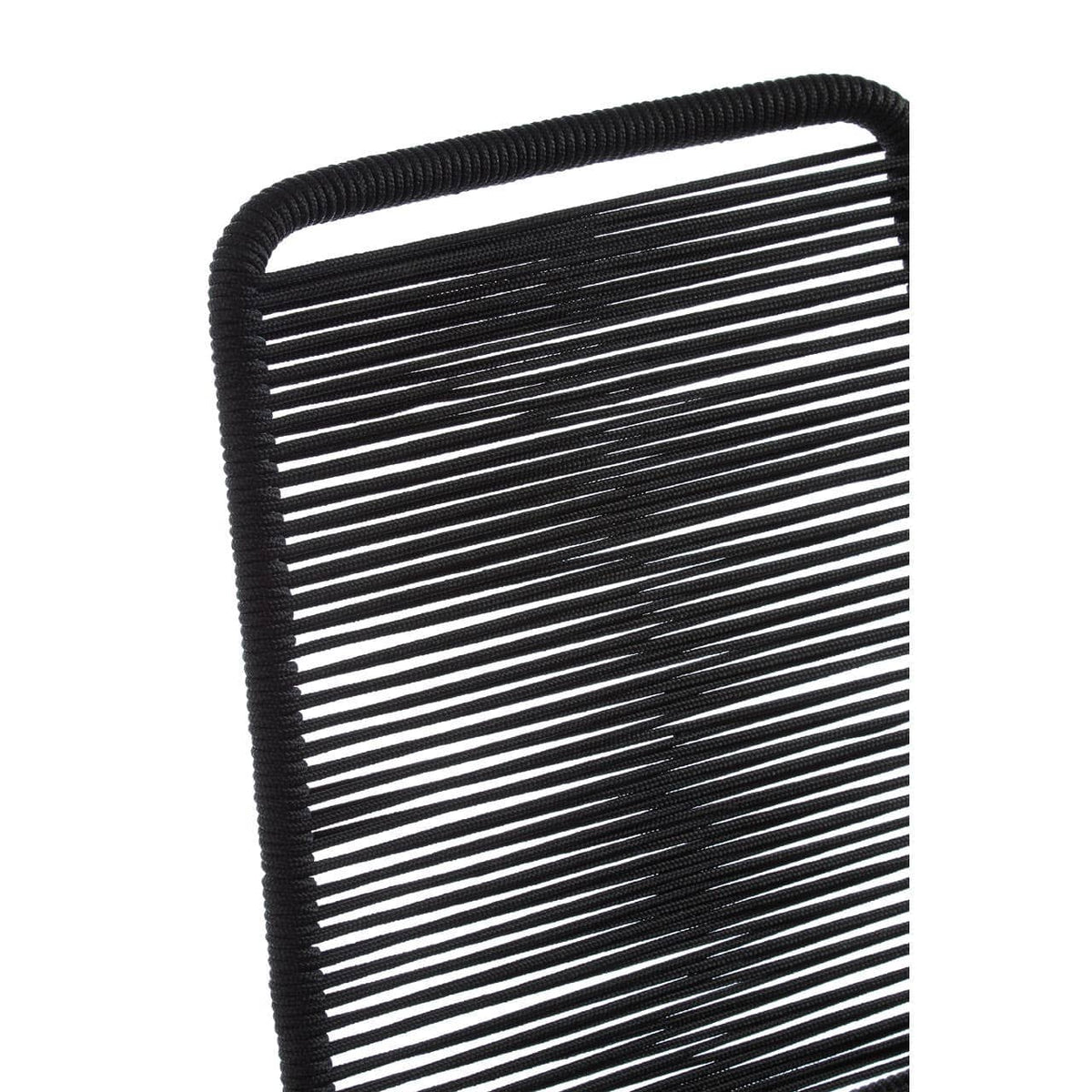 Sisal Black Rope Chair.