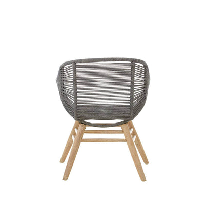 Noosa & Co. Living Sisal Grey Rope Armchair House of Isabella UK